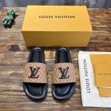 Louis Vuitton men's luxury designer slippers with original original box