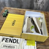 Fendi luxury brand stretch knit socks shoes casual sneakers for men and women with original original box