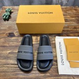 Louis Vuitton men's luxury designer slippers with original original box