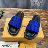 Louis Vuitton men's luxury designer slippers with original original box