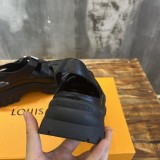 Louis Vuitton spring and summer new retro round head casual sandals with original box