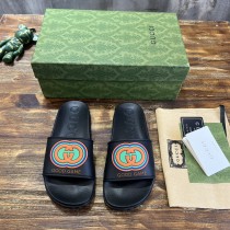 Gucci spring and summer latest luxury brand couple slippers with original original box