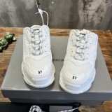 Balenciaga men's and women's generation of old shoes new color half-drag high version Grandpa vintage sneakers with original box