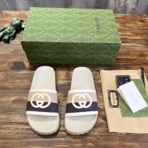 Gucci spring and summer latest luxury brand couple slippers with original original box