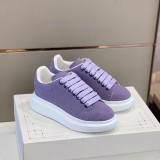 Alexander McQueen Luxury Round Toe Classic Casual Sneakers For Men And Women With Original Box