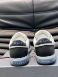 Prada Men's Luxury Brand New Air Cushion Leather Classic Casual Sneakers With Original Original Box