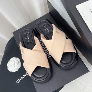 Chanel women's luxury brand summer latest bread cross with sandals with original original box