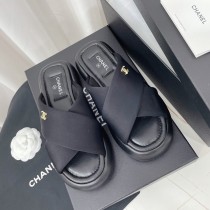 Chanel women's luxury brand summer latest bread cross with sandals with original original box