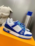 Louis Vuitton men's and women's luxury brand new casual sports shoes with original original box