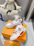 Louis Vuitton men's and women's luxury brand new casual sports shoes with original original box