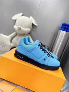 Louis Vuitton men's and women's luxury brand new casual sports shoes with original original box