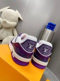 Louis Vuitton men's and women's luxury brand new casual sports shoes with original original box