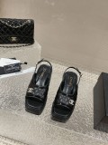 Chanel spring and summer series British color matching design classic sandals with original original box