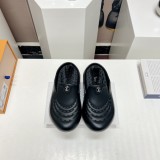 Louis Vuitton women's luxury brand spring new casual round toe muffin platform casual shoes with original original box