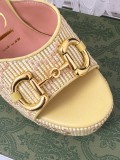 Gucci spring and summer luxury brand hate sky high platform high-heeled sandals with original original box