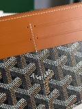 Goyard original single passport passport fashion travel essential passport holder Brazilian leather with Y word graffiti print with original box