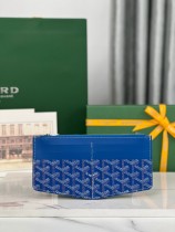 Goyard original single passport passport fashion travel essential passport holder Brazilian leather with Y word graffiti print with original box