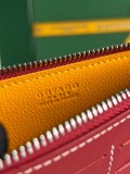 Goyard original single passport passport fashion travel essential passport holder Brazilian leather with Y word graffiti print with original box