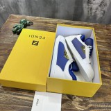 Fendi men's luxury brand casual sports shoes white shoes sneakers with original original box