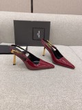 Saint Laurent women's luxury brand new pointed toe back space classic all-match high heels with original original boxox