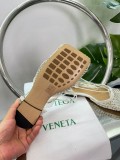 Bottega Veneta spring and summer new mesh diamond Roman round elastic sandals with original original box