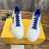 Fendi men's luxury brand casual sports shoes white shoes sneakers with original original box