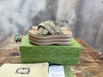 Gucci summer new thick-soled comfortable all-match slippers with original original box