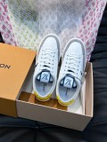 Louis Vuitton luxury brand low-top casual sneakers for men and women with original original box