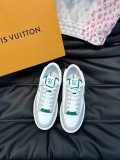 Louis Vuitton luxury brand low-top casual sneakers for men and women with original original box