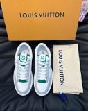 Louis Vuitton luxury brand low-top casual sneakers for men and women with original original box