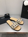 Chanel women's luxury brand everyday all-match slippers with original original box