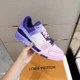 Louis Vuitton Men's Luxury Brand Casual Sneakers With Original Box