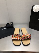 Chanel women's luxury brand everyday all-match slippers with original original box