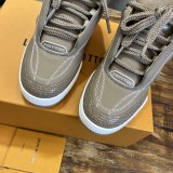 Louis Vuitton Men's Luxury Brand Print Padded Foot Casual Sneakers with Original Box