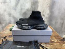 Balenciaga Men's and Women's Luxury Brand Retro Casual Fashion Socks Fly Woven Shoes with Original Original Box