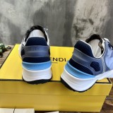 Fendi men's and women's luxury brand latest flying woven running shoes sneakers with original original box