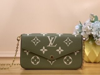 Louis Vuitton women's Bag Shoulder Crossbody Luxury Crossbody Handbag Calfskin w/ naOrigini Box