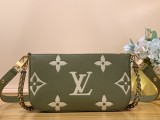 Louis Vuitton women's Bag Shoulder Crossbody Luxury Crossbody Handbag Calfskin w/ naOrigini Box