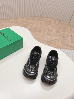 Bottega Veneta Men's and Women's Luxury Brand Fashion Retro All-Match Casual Sneakers with Original Original Box