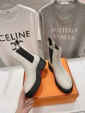 Hermes 2023 new autumn and winter Chelsea boots with original box