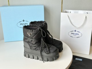 Prada 2023 new winter thick-soled snow boots with original box