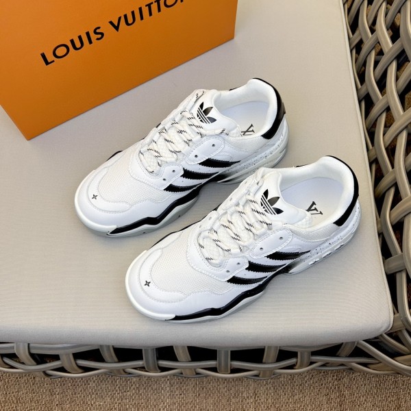 Louis Vuitton men's luxury brand autumn and winter new sports shoes with original box