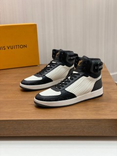 Louis Vuitton men's luxury brand casual high-top sneakers with original box