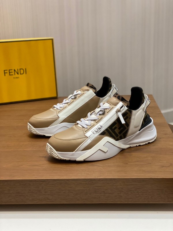 Fendi men's luxury brand casual sneakers with original box