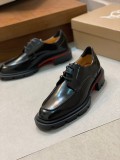 Christian Louboutin men's luxury brand derby shoes, leather shoes, loafers with original box