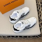 Louis Vuitton men's luxury brand autumn and winter new sports shoes with original box