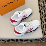 Louis Vuitton men's luxury brand autumn and winter new sports shoes with original box