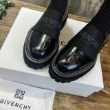 Givenchy women's luxury brand 2023 autumn and winter new round head letter socks and short boots with original box