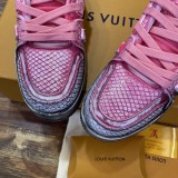 Louis Vuitton men's and women's luxury brand casual sneakers with original box