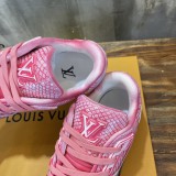 Louis Vuitton men's and women's luxury brand casual sneakers with original box